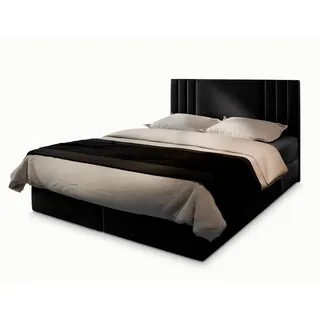 masseno Bres 160 x 200 cm H2 Schwarz