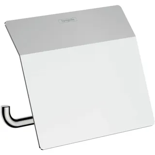 Hansgrohe AddStoris Toilettenpapierhalter mit Deckel, 41753000