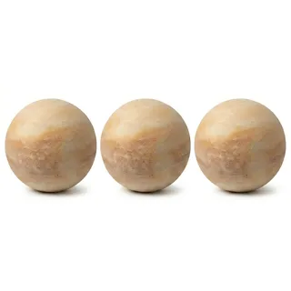 Teramico Massive Terracotta Gartenkugeln (3 x 16cm) | Massive, handgefertigte und absolut frostfeste Terracotta Deko-Kugeln, ideal für Deinen Garten und Deine Terrasse.