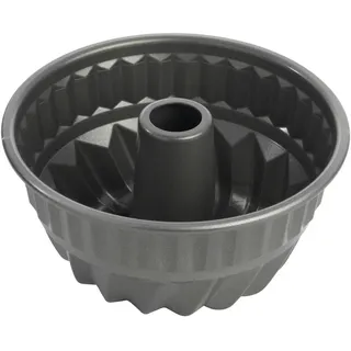 Birkmann Gugelhupfform , Anthrazit , Metall , 1,8 l , rund , 8.5 cm , antihaftbeschichtet , Backen & Backzubehör, Backformen, Gugelhupfformen