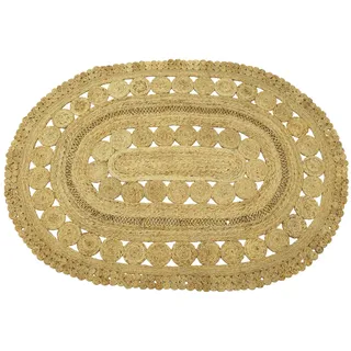 carpetfine Juteteppich Finn Sisalteppich 80 x 150 cm Beige