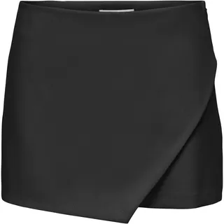 ONLY Damen ONLMIST-Yasmine MW WRAP Skorts TLR Hosenrock, Schwarz, 46