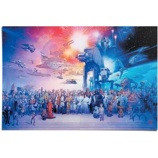 Reinders! Reinders "Star Wars - legacy characters", blau - 150 gr. Papier - 91,5x61 cm, farbe bild(er): blau),