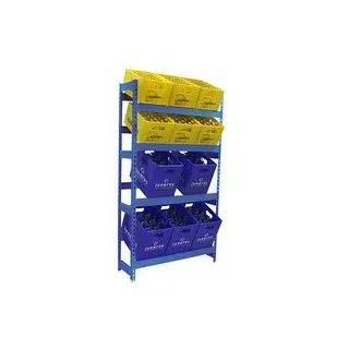 Simonrack Getränkekistenregal SIMONBOTTLE 4 8425437119514 blau 100,0 x 30,0 x 200,0 cm