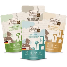 Bild - Premium Nassfutter für Katzen - Probierpaket Purer Fleischgenuss 1 125g, 12er Pack (12 x 125g), naturbelassen mit extra viel Fleisch