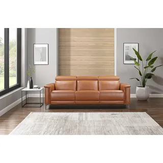 OTTO home "LUND B: 222 cm - OTTO. Verlässliche Qualität. Mit Relaxfunktion", braun cognac