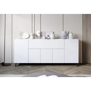 Home Affaire Sideboard Phuket II 180 x 76 x 37,5 cm Weiß matt