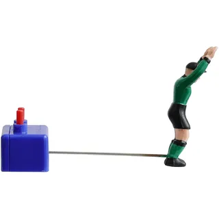 Tipp-Kick Torwart Toni - Original Torhüter für Groß & Klein, Handbemalte, detailreiche Fußball-Figur im grünen Trikot für Tischfußball-Set, Geschenkidee für Fans
