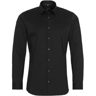 Eterna-337739-Z181-67cm-36 Herrenhemd Super Slim Fit Gr. 39 schwarz