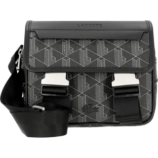 Lacoste The Blend - Umhängetasche 21.5 cm (monogram noir gris) - Schwarz
