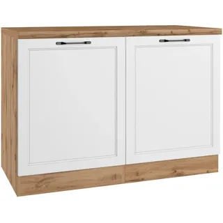 Held Unterschrank Spülenunterschrank 120 x 86 x 60 cm Weiß