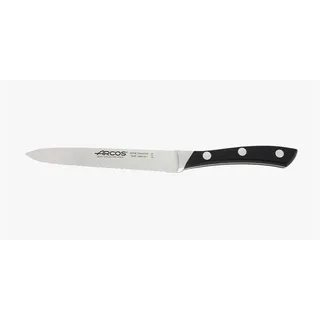 Arcos Tomatenmesser Edelstahl (mit Etui) | Tomatenmesser aus Edelstahl mit Etui. Ideal für sauberes Schneiden von Tomaten und weichem Gemüse.