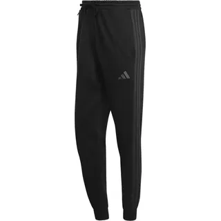 Adidas Hose KE7273, Normale Passform, Elastischer Bund, Kordelzug, Rippbündchen, Beintasche - Schwarz