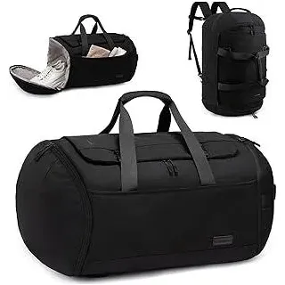 LOVEVOOK Sporttasche Herren mit Schuhfach, Reisetasche Groß 65L, Sportrucksack 52x45x28cm, Gym Tasche mit Tragegriff & Verstellbarem Schultergurt, Duffel Gym Bag, Handgepäck Tasche, Weekender Herren