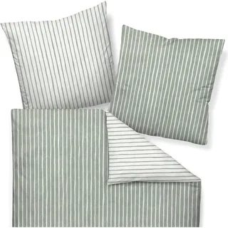 JANINE Bettwäsche Davos (Bettwäsche Set, 135x200 cm + 80x80 cm)