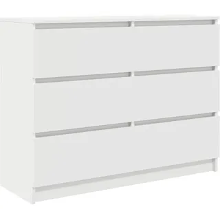 vidaXL Sideboard 100 x 76 x 35 cm Weiß