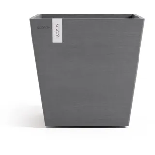 Ecopots Rotterdam 35 x 35 x 34 cm Grau