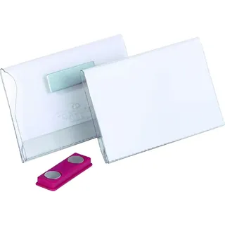 Durable Namensschilder mit Magnet 9,0 x 5,4 cm, 25