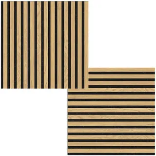 FibroTech Akustikpaneel Square Oiled Oak 2 St. 52 x 52 cm