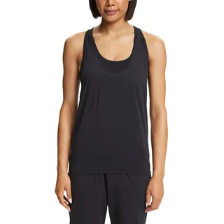 ESPRIT Damen Rcs Top Ed Yoga Shirt, Schwarz, L EU