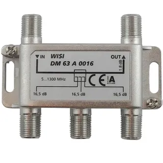 Wisi 3-fach, Abzweiger 16,5 dB/1,8dB DM 63 A 0016