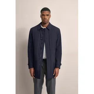 Kurzmantel BUGATTI "wasserabweisend", Herren, Gr. 29, blau (marine), 100% Polyester, unifarben, normal, normaler Saum, Mäntel Kurzmantel, für das ganze Jahr geeignet