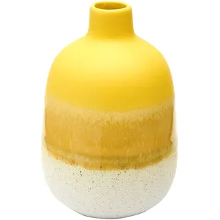 Sass & Belle Mojave Vase mit gelber Lackierung
