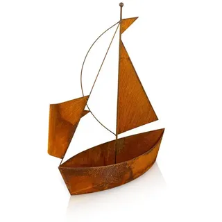 Blümelhuber Segelschiff zum Bepflanzen Rostoptik 0 x 0 cm Braun
