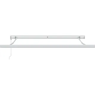 vidaXL Einziehbare Markise Weiß 300 x 250 cm Stoff und Metall - Weiß