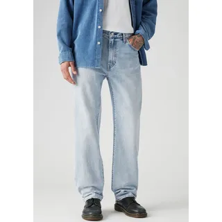 Levi's "555 RELAXED STRAIGHT", blau (baby blau essentials), Denim/Jeans, Obermaterial: 100% Baumwolle, relaxed fit, Jeans 5-Pocket-Jeans