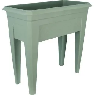 Pflanzkasten Hochbeet RIVIERA IZIGARDEN, 59,50x33x73,5 cm, 42L, 50% Recycelt, Ton Grün - Bunt