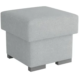 Mirjan24 Polsterhocker Oslo , Grau , Kunststoff , Quadratisch , 50x45x50 cm , Wohnzimmer, Sessel, Hocker & Hockerbänke, Sitzhocker