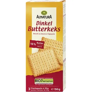Alnatura Bio Dinkel Butterkeks, 150 g