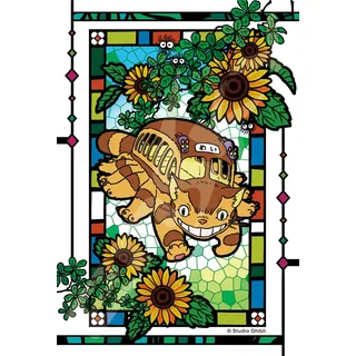 ensky is Surrounded by a 126-piece Jigsaw Puzzle My Neighbor Totoro Sunflower in [Art Crystal Jigsaw] (10x14.7cm)