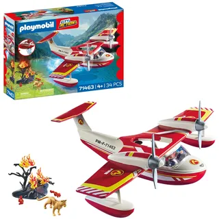 Playmobil Action Feuerwehrflugzeug mit Löschfunktion 71463