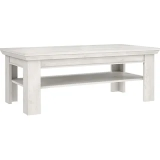 Couchtisch >Kashmir< in Pinie Weiss - 120,6x45,3x60,4cm (BxHxT)