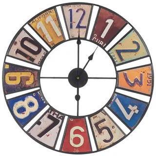 GIFTDECOR Wanduhr Pop Up 60 cm 4.5x60x60 Multicolor