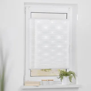 Lichtblick Plissee Klemmfix, ohne Bohren, verspannt, Ausbrenner",