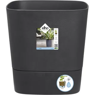 elho Blumentopf Greensense Aqua Care Eckig 38,9 cm x 38 cm Holzkohlegrau