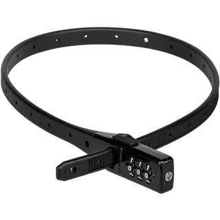 Kryptonite Click Lock Zip-Tie Fahrradschloss, leicht, Anti-Diebstahl, kompakt, 3-stellig, zurücksetzbar, Kombinations-Mehrzweckschloss, verstellbares Kabelschloss für Fahrräder, Helme, Ski, Schränke