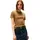 Damen T-Shirt Kurzarm Slim Cody Rundhalsausschnitt braun hunter Brown L