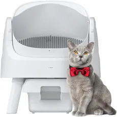 PetPivot Selbstreinigende Katzentoilette, automatisch, extra groß, Multi-Katzenstreu, Anti-Pick, hygienisch, keine Reinigung mehr