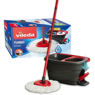Vileda Wischmopp Turbo Smart Rot/Weiß/Grau