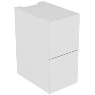 KEUCO EDITION 11 Unterschrank, 2 Frontauszüge, 350x700x535mm, 31314110000, Korpus/Front: Anthrazit Lack Seidenmatt / Anthrazit Glas