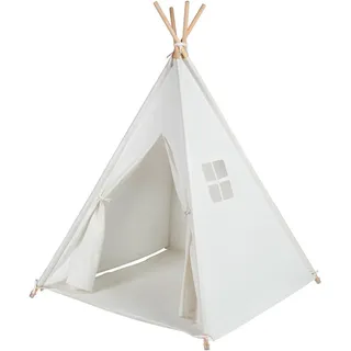 My Baby Lou Spielzelt , Creme , Holz, Textil , Kiefer , massiv , 120x154x120 cm , Fsc, AZO-frei, EN 71 , Spielzeug, Kinderzelte
