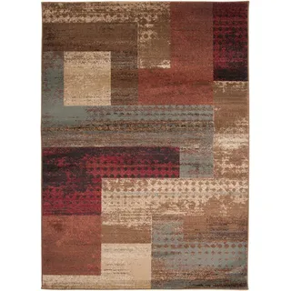 Livabliss Kurzflorteppich 200/290 cm Dunkelrot , Rot , Textil , Grafikmuster , Rechteckig , 200x290 cm , Oeko-Tex® Standard 100 , in verschiedenen Größen erhältlich , Teppiche und Böden, Teppiche