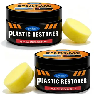 Ourdort Auto Innenraum Creme 2 x 100ml,Autopflege Ledercreme für Innenräume | Autolederrpflege Creme,Autopflege Politur Paste,Car Innenräume Lederpflege Reinigungscreme,Lüftungsgitter Armaturenbrett Sitz
