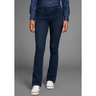 Arizona Jeansjeggings »Bootcut mit leichtem Thermo Effekt« High Waist blau