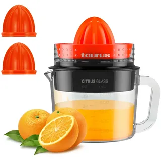 TAURUS Citrus Glass Elektrische Zitruspresse rot