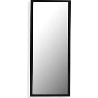 BigBuy Home Spiegel Natur Kristall (1,8 x 120 x 30 cm) Schwarz Wandmontage